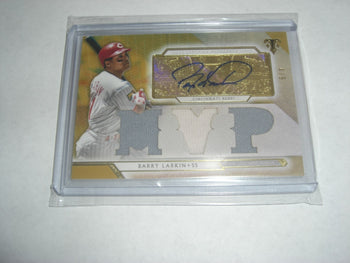 Barry Larkin 2018 Topps 3X Threads Game Used