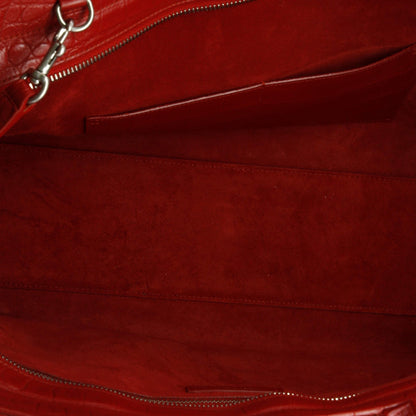 Saint Laurent Rive Gauche Cabas Crocodile Embossed Leather Medium