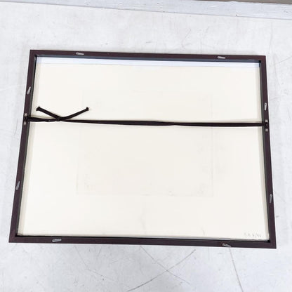 Kurt Meyer-Eberhardt Etching Cat Kitten Original Radierung Signed 4/97 Framed