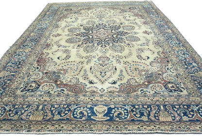 9'6X12'8 Ft Antique Distressed Stone-Washed