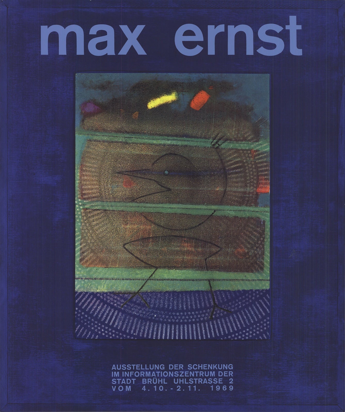 Max Ernst Estampes " Offset Lithograph Surrealism