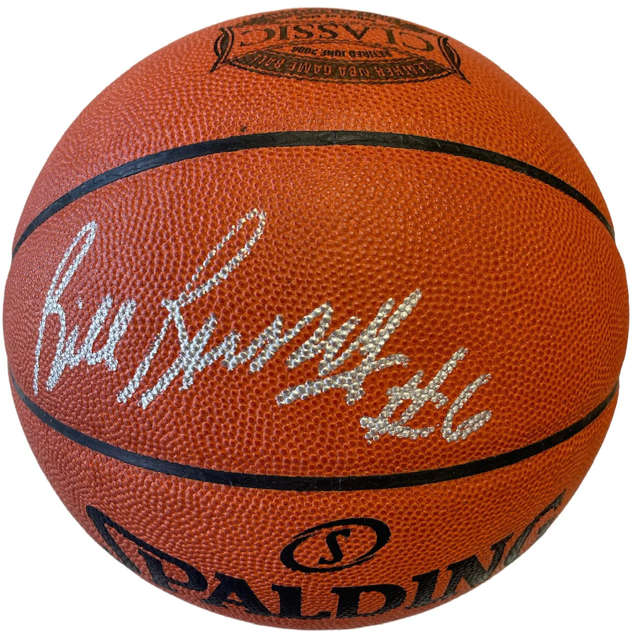 Bill Russell Autographed 2006 Retired Leather Basketball (Jsa)