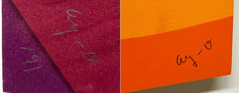 Ay-O (??) "Rainbow Hole #5" 1991 Signed Silkscreen 60.5Cm Rainbow Fluxus Japan