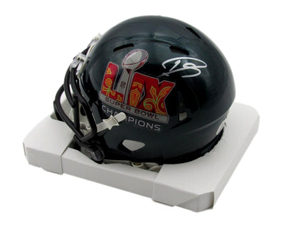 Darius Slay Signed/Auto Super Bowl Lix Champions Mini Helmet Eagles Bas 192753