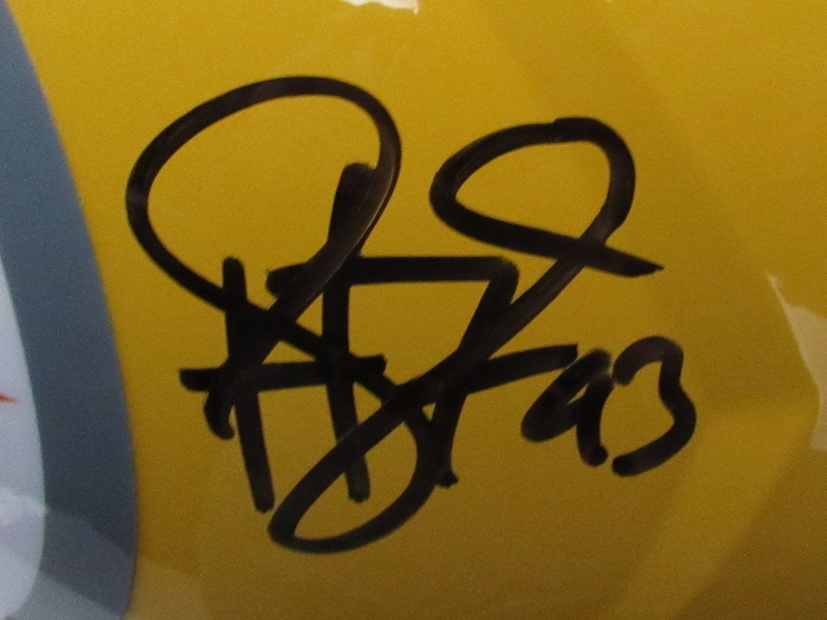 Troy Polamalu Hof Signed Full Size Replica T/B Helmet Steelers Beckett 194761