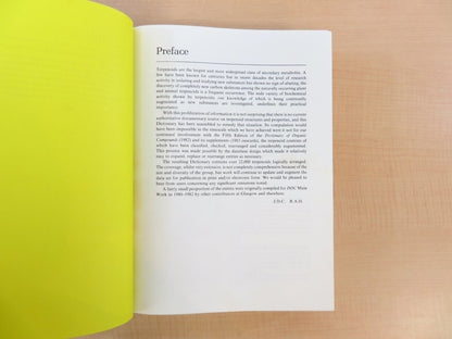 Connolly/Hill Dictionary Of Terpenoids Complete Set Of 3 Volumes