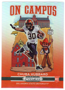 Chuba Hubbard 2021 Panini Prizm Draft Picks On