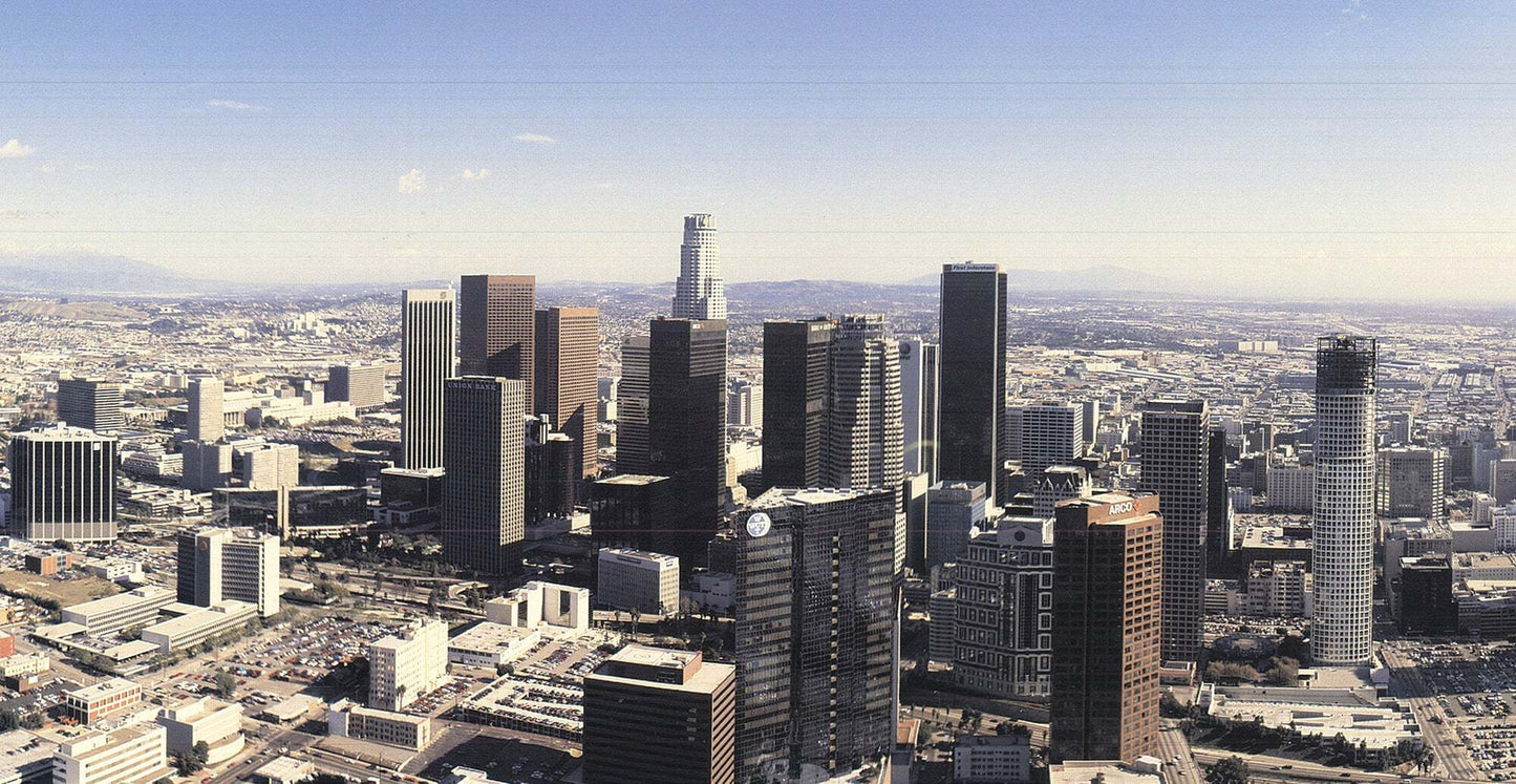 Photograp JACK RANKIN Los Angeles California 13.5" x 40" Offset Lithograph 1990