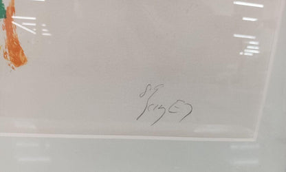 II Kim En Joong Signed Original Lithograph Print Framed ED225 Monde imaginaire