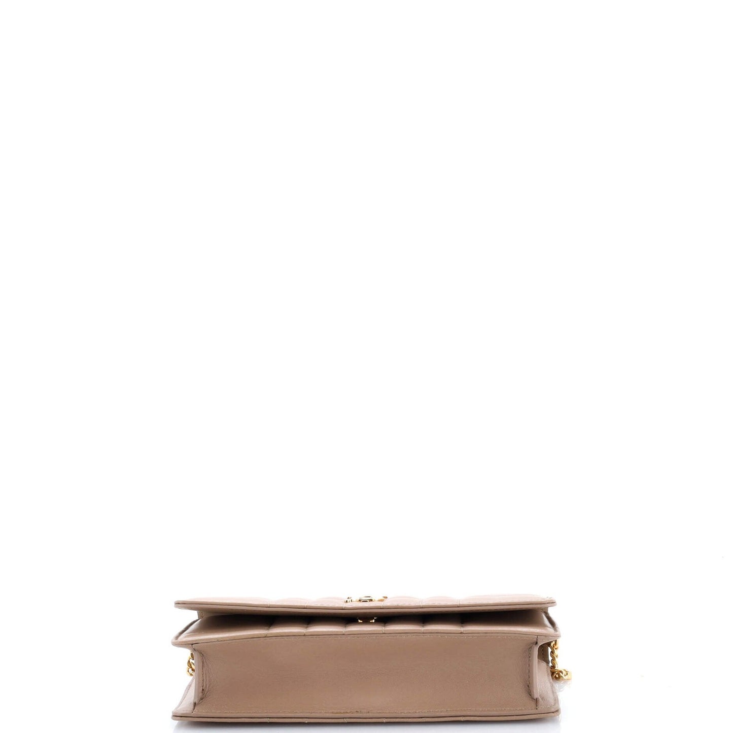 Burberry Lola Clutch On Chain Quilted Leather