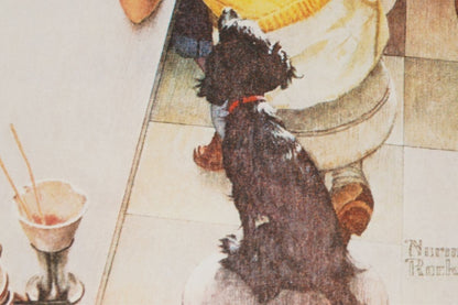 Norman Rockwell Diamond Screening Soda Fountain Limited Edition Print 50/300 Usa