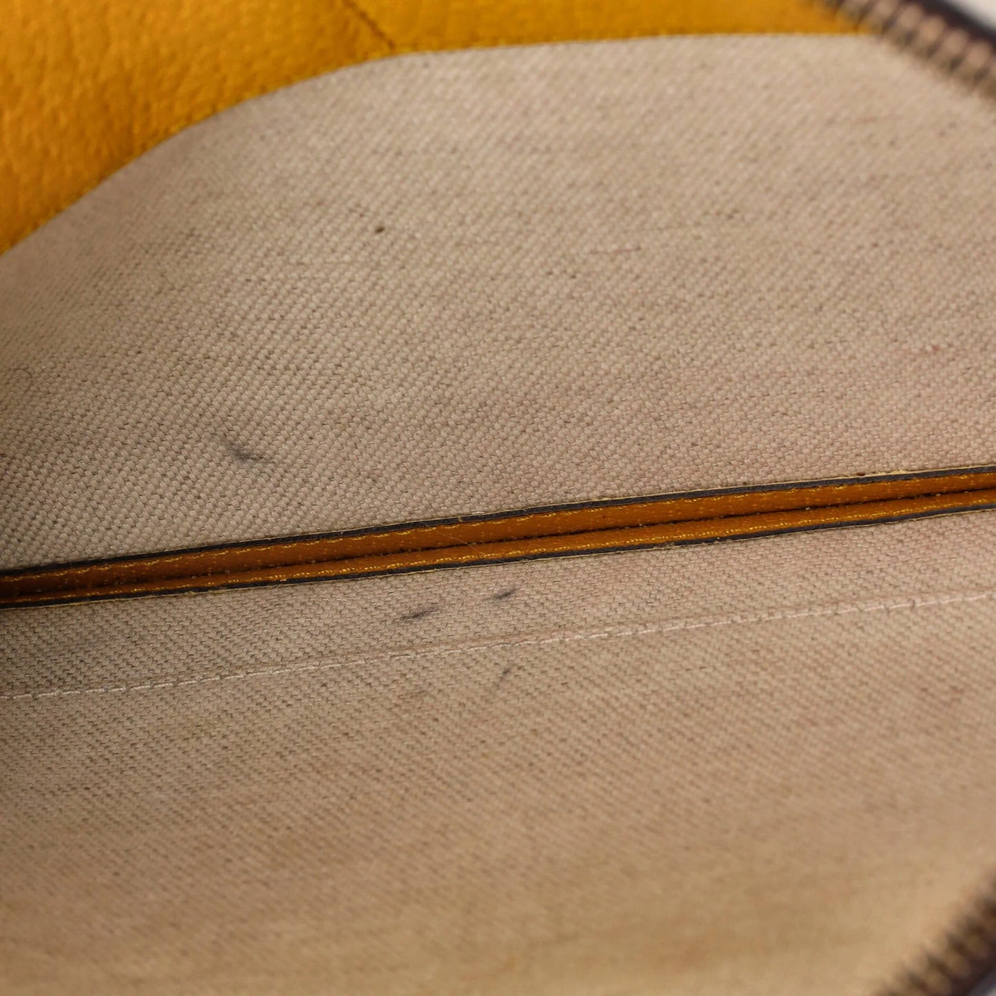 Gucci Neo Vintage Wristlet Pouch Gg Coated Canvas