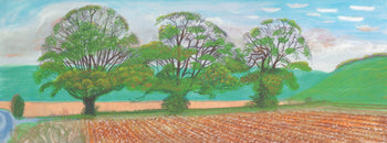 David Hockney Autumn Trees Near Thixendale 