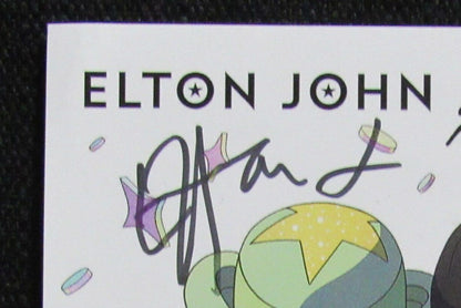 Elton John Signed Elton & Dua "Cold Heart Pnau Remix" Cd Insert - Jsa Loa 180997