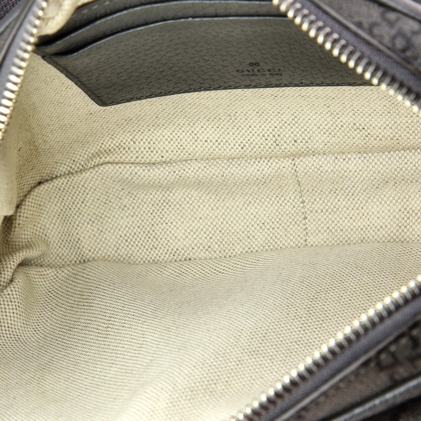 Gucci Ophidia Front Pocket Camera Bag Gg Coated Canvas Mini