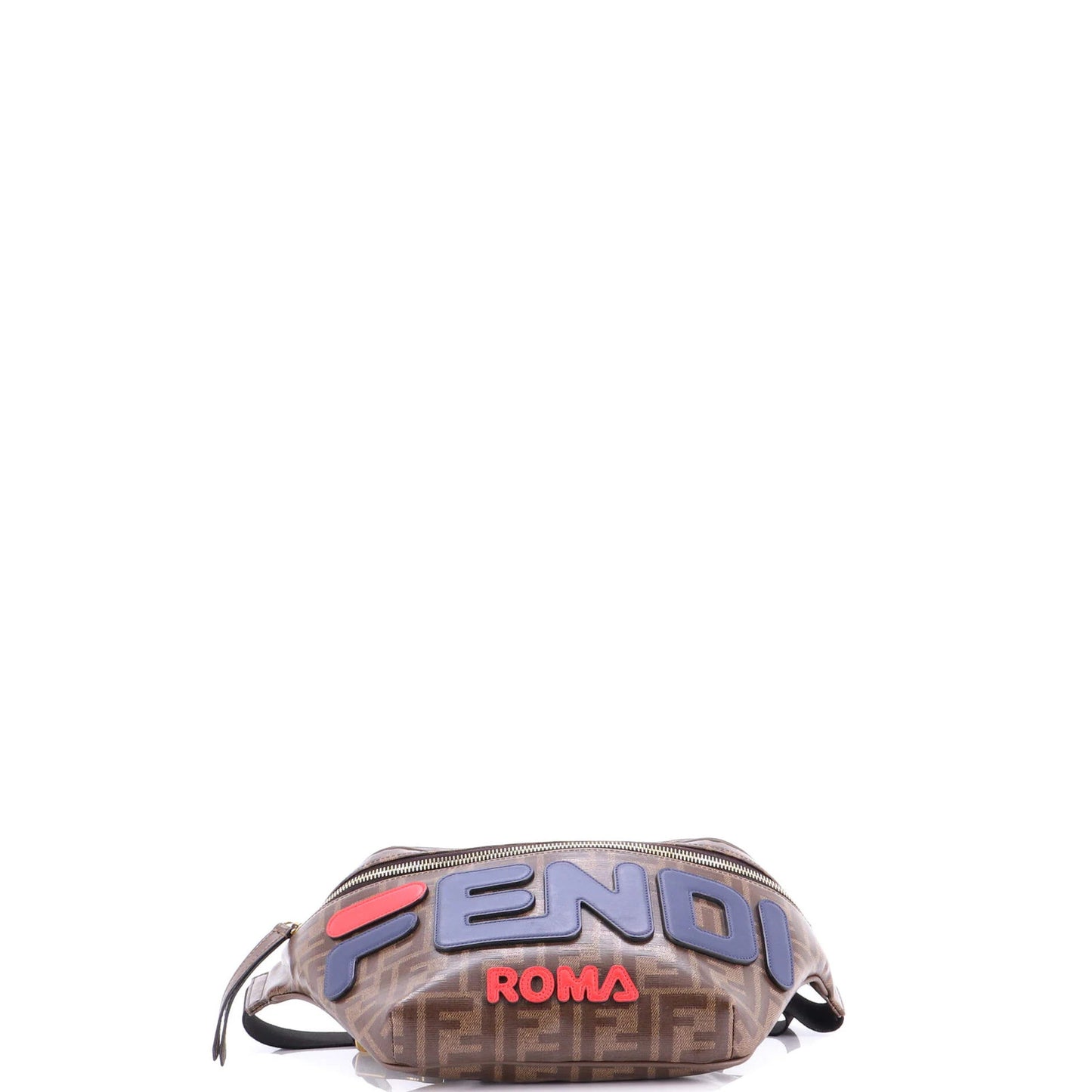 Fendi Mania Logo Waist Bag Zucca Coated Canvas