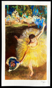 Edgar Degas Lithograph 1943 Coa Mourlot Signed