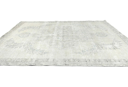 Handmade Distressed Vintage Oriental Rug 7X10 ft