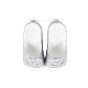 Gucci Interlocking G Platform Slide Sandals Rubber