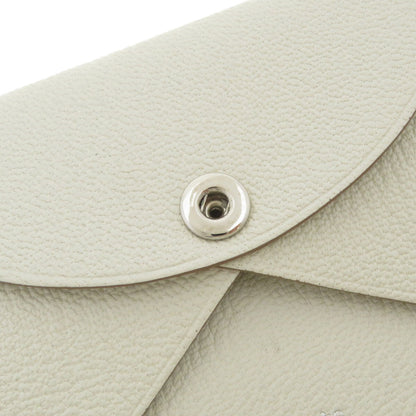 Hermes   Card Case Calvi Duo Chevre Chevre