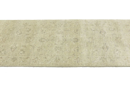 Handmade Wool Oriental Runner Rug Muted Floral