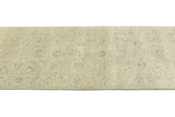 Handmade Wool Oriental Runner Rug Muted Floral