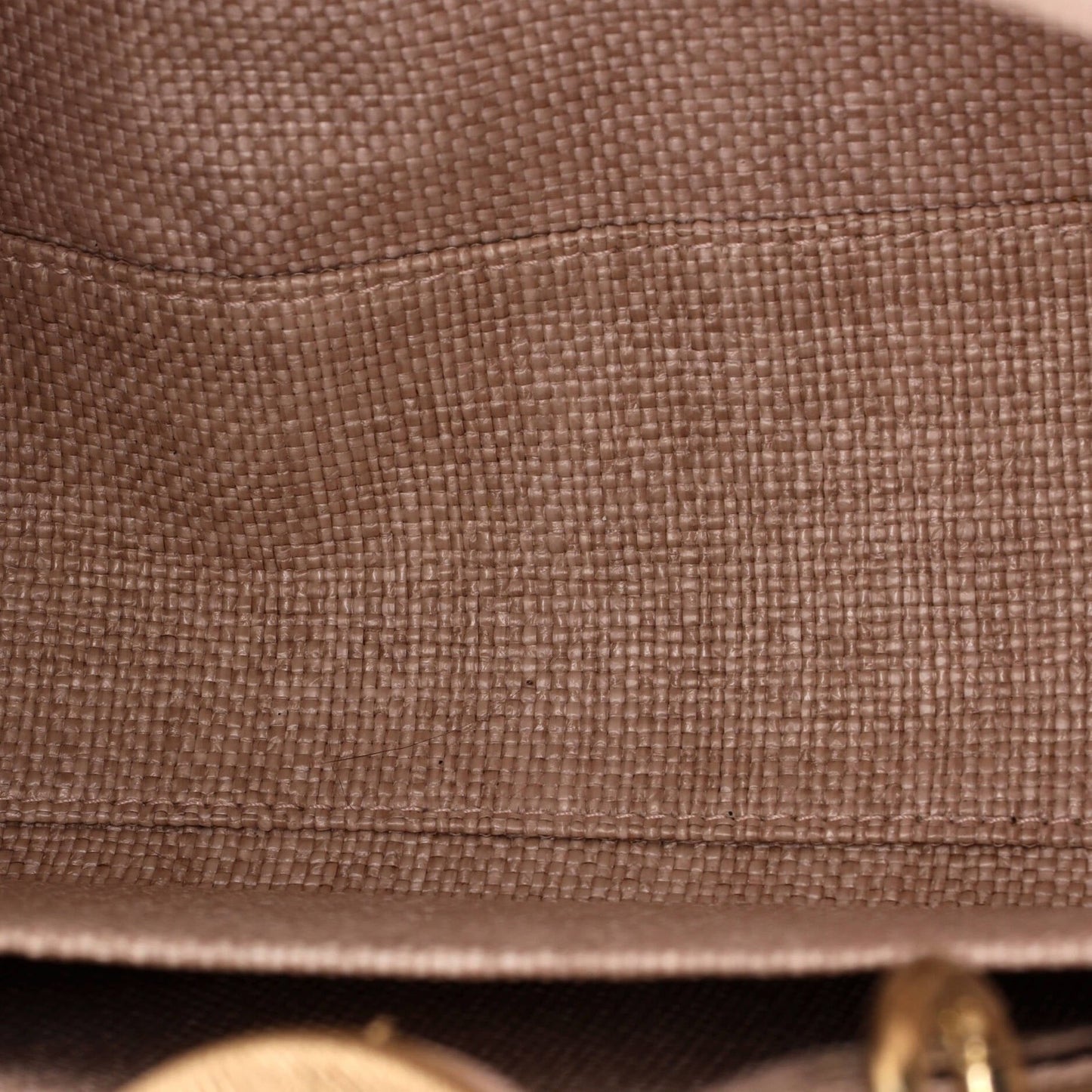 Christian Dior Lady D-Lite Bag Cannage Embroidered Raffia Medium