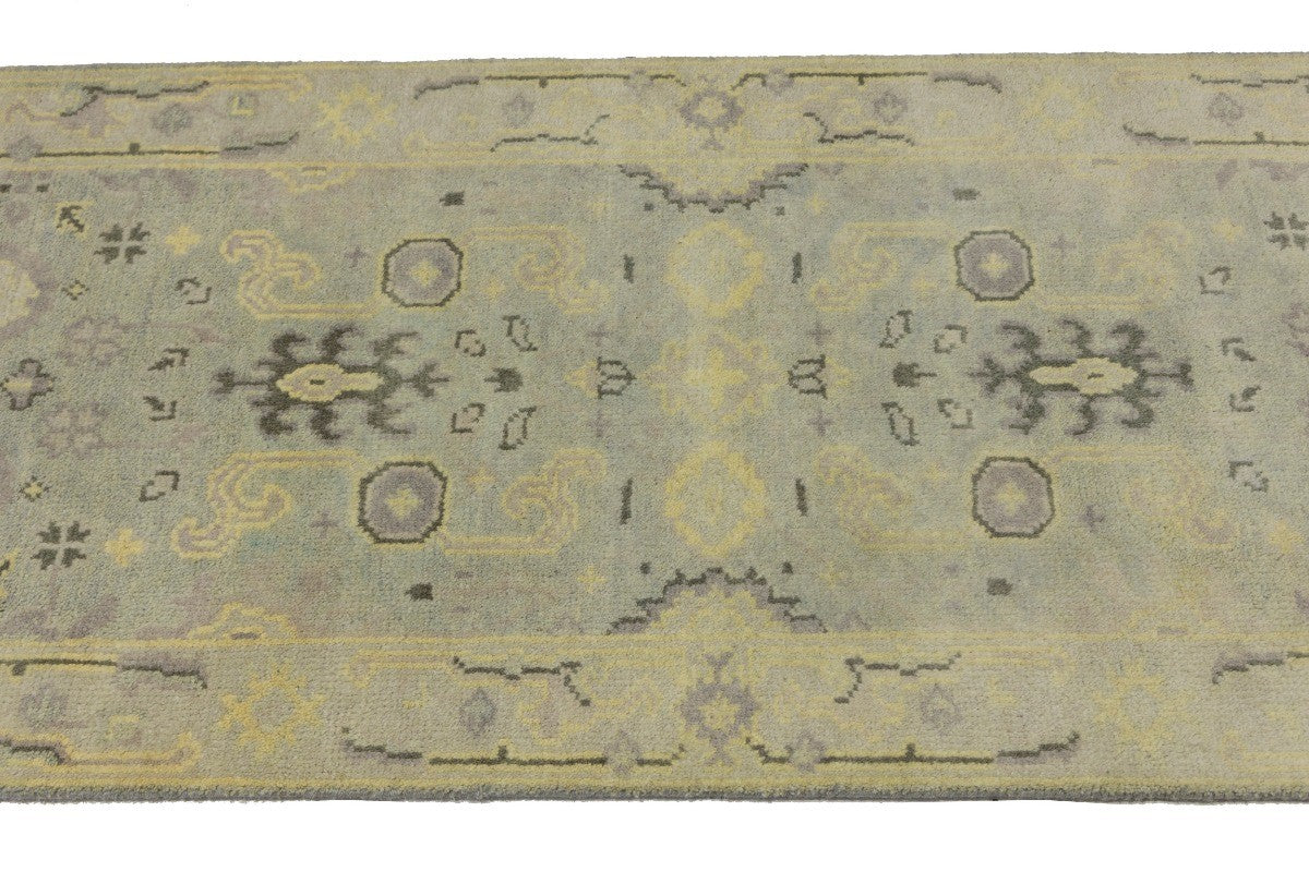 Muted floral design rug oriental chobi oushak runner carpet hallway carpet