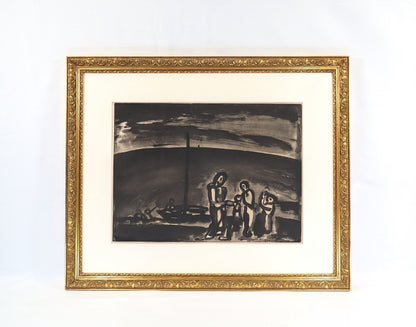 Georges Rouault 1922 Original Etching & Aquatint, Miserere #9, Ltd 425 Route