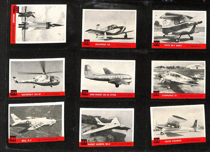 1956 Topps Jets Complete (1-240) Card Set With 2 Albums 195869