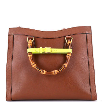 Gucci Diana Nm Bamboo Handle Tote Leather Medium