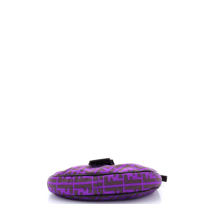 Fendi Flap Hobo Zucca Canvas Small