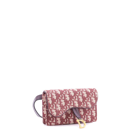 Christian Dior Saddle Rectangular Belt Bag Oblique Canvas