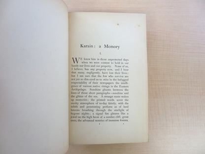 Tales Of Unrest By Joseph Conrad - First Edition