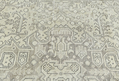 5X8 Muted Colors Antique Distressed 4'7X7'8
