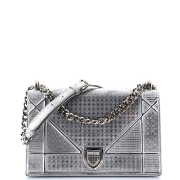 Christian Dior Diorama Flap Bag Cannage Embossed Calfskin Medium
