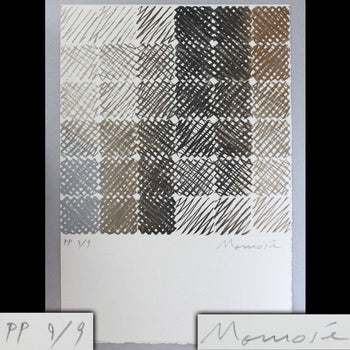 Hisashi Momose Strips Signed Original Lithograph Print Sheet Only