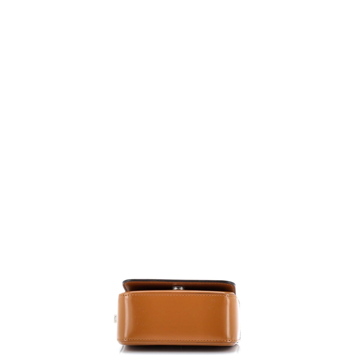 Fendi Ff Chain Clutch Bag Leather Nano