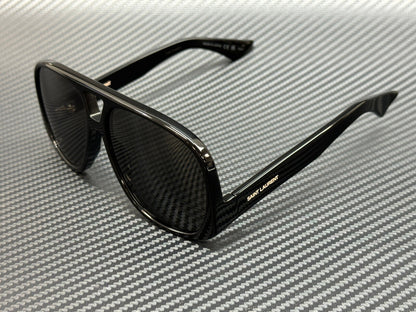 SAINT LAURENT SL 652 SOLACE 001 Black Grey Unisex