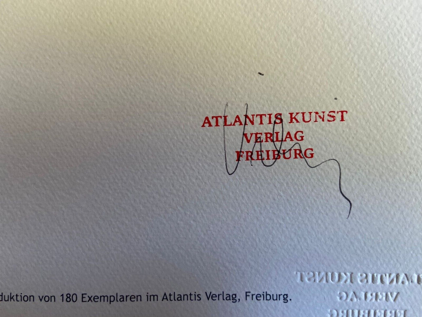 Keith Haring Lithograph Certified Coa Signed Numbered 180 Ex