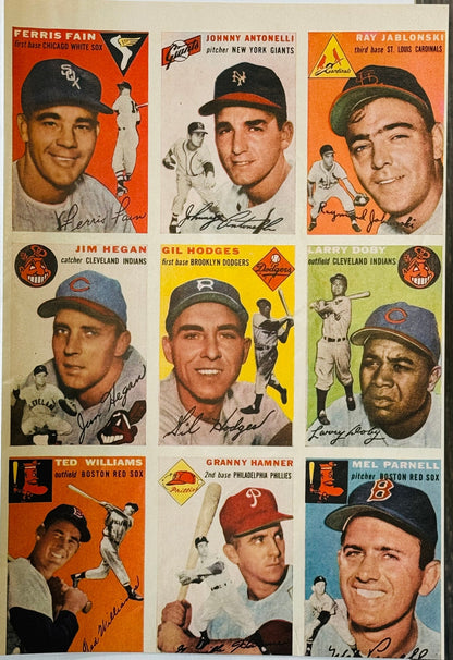 Sports Illustrated Aug 16, 1954 First Issue Complete W/Uncut Baseball Cards And