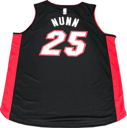 Kendrick Nunn Autographed Miami Heat Black Jersey (Jsa)