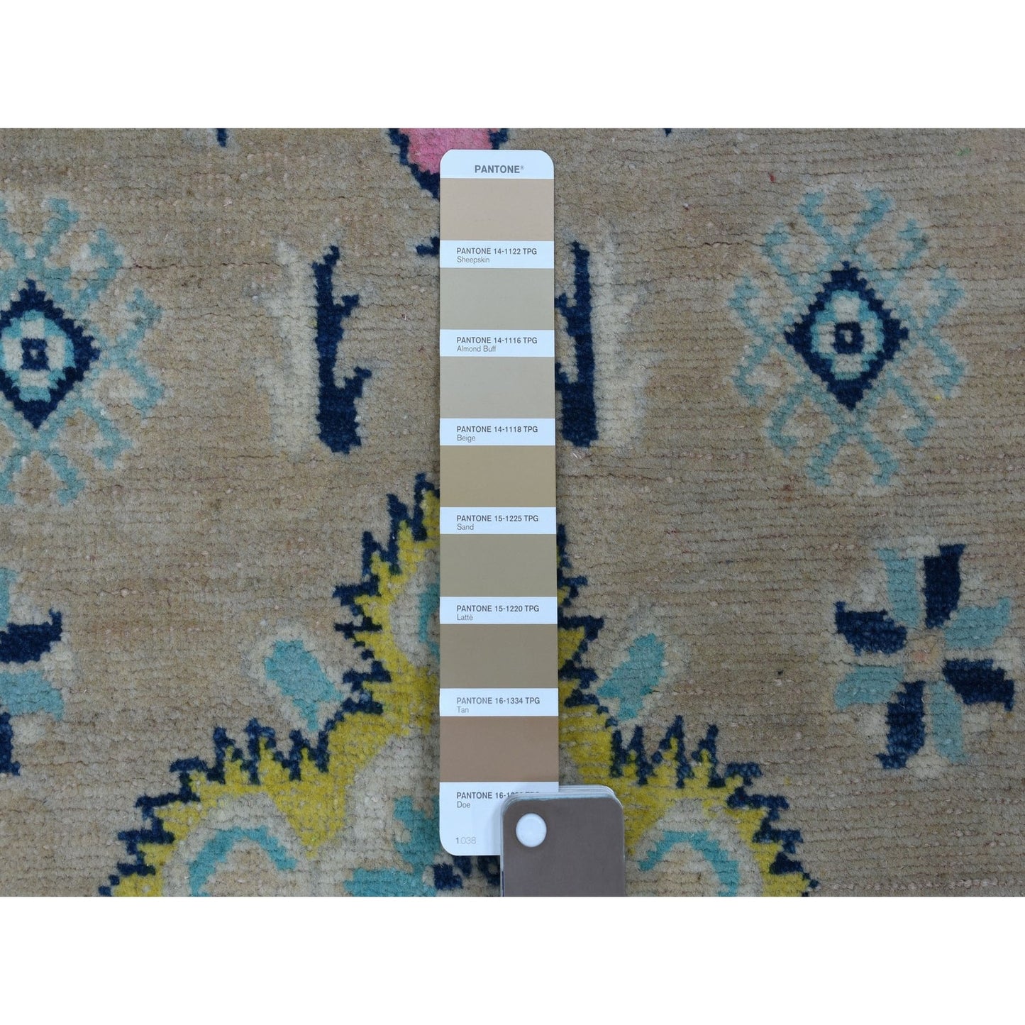 2'6"X8' Gray Fusion Kazak Pure Wool Hand Knotted Runner Oriental Rug