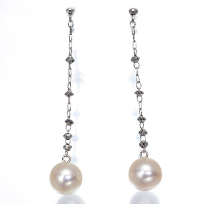 Vendome Earrings Akoya Pearl Pearl 6.0Mm Chain