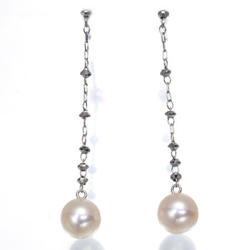 Vendome Earrings Akoya Pearl Pearl 6.0Mm Chain
