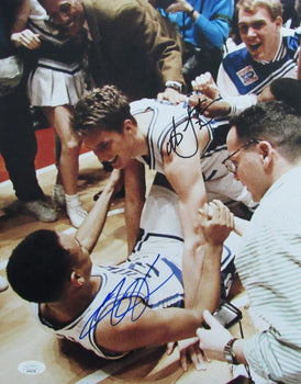 Christian Laettner/Thomas Hill Dual-Autographed