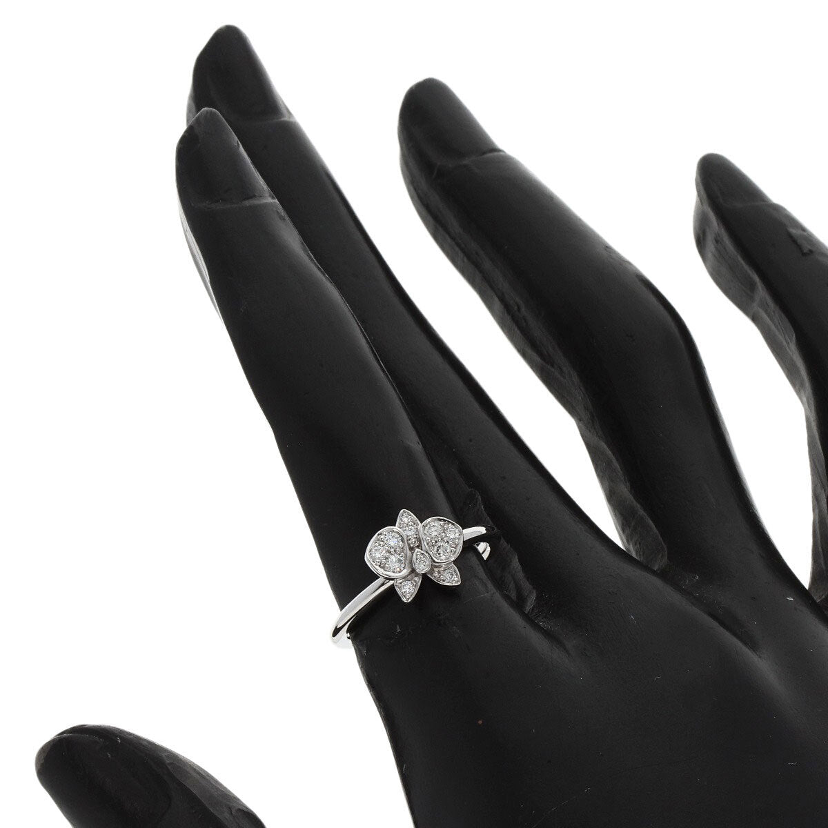 Cartier   Ring Caresse Drukide Diamond #49 K18