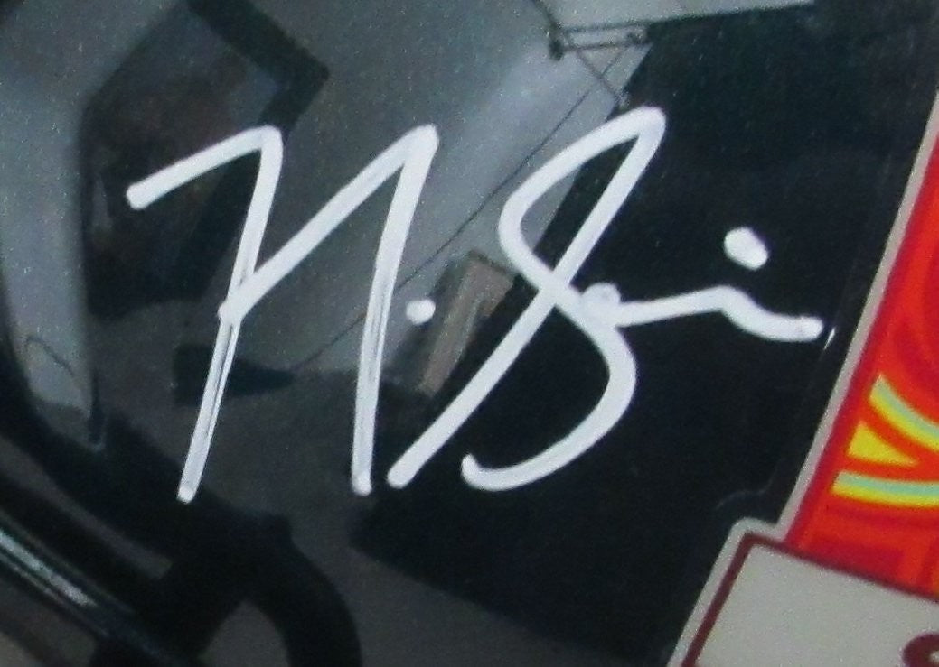 Siriani/Big Dom/Roseman Signed Full Size Replica Sb Lix Champs Helmet Eagles Bas