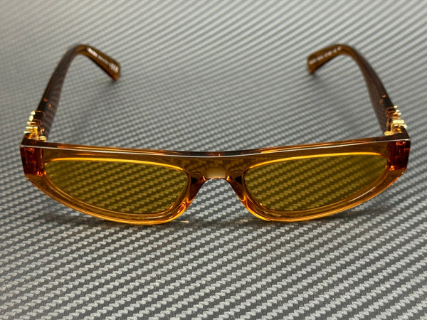 MIU MU 07ZS 15T0B7 Caramel Transparent Yellow Women's 56 mm Sunglasses