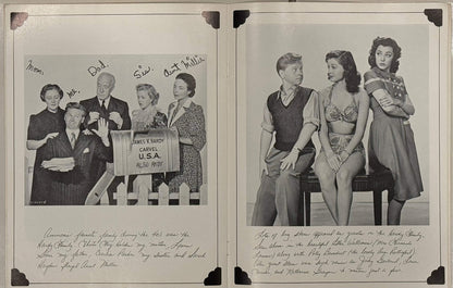 Mickey Rooney Autographed Photo Memories Program (Jsa)